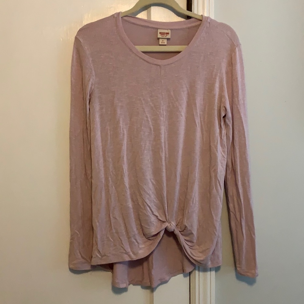 Mossimo pink long sleeve top
